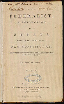 The Federalist (1st ed, 1788, vol I, title page) - 02.jpg