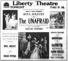 The Unafraid - 1915 - newspaperad.jpg