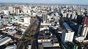 Downtown Cascavel in 2019