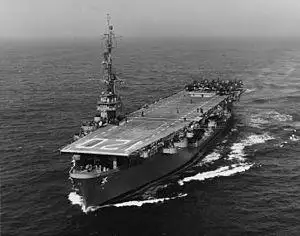 USS Mindoro (CVE-120) underway in April 1952.jpg