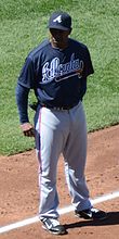 Michael Bourn wearing the alternate away uniform