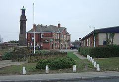 Thrybergh - War Memorial and The Fullerton - geograph.org.uk - 635191.jpg