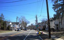 Kingston as seen from northbound Route 27