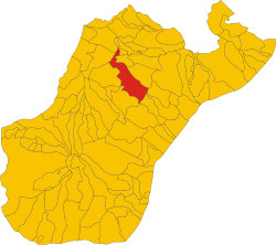 Cittanova within the Province of Reggio Calabria