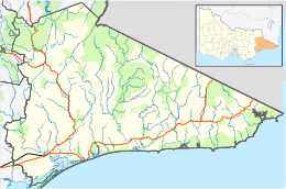 Tullaberga Island is located in Shire of East Gippsland
