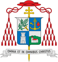 Coat of arms of Alfons Maria Stickler.svg