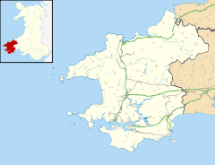Penally is located in Pembrokeshire