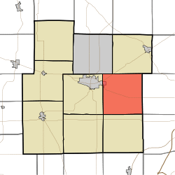 Location in Whitley County
