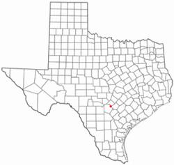 Location of Selma, Texas