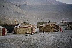 Yurt of the Kirghiz in Kizilsu
