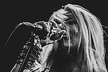 Jordan performing live in 2019