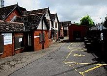 Yellow marked area, Tredegar General Hospital (geograph 5405273).jpg