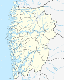 Map showing the location of Harbardsbreen
