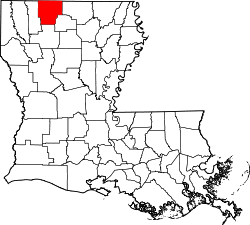 Location within the U.S. state of Louisiana