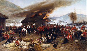 Alphonse de Neuville - The defence of Rorke's Drift 1879 - Google Art Project.jpg