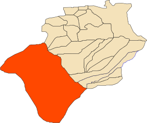 Location of Tabelbala commune within Béchar Province