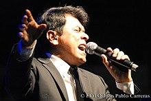 Alvaro Torres sings in Cuba in 2015.