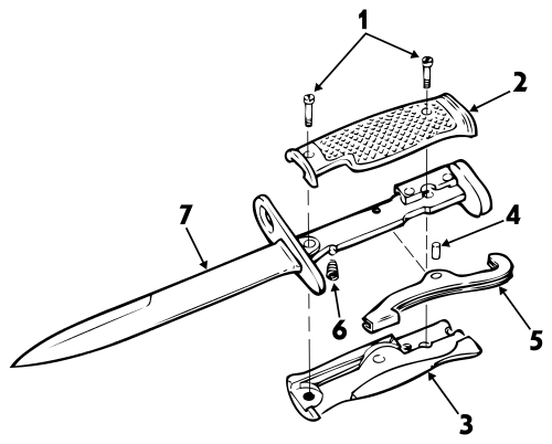 Bayonet-Knife M6-exploded view.svg