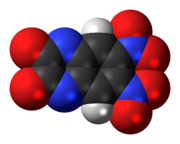 Space-filling model of DNQX
