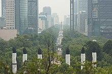 Paseo de Reforma desde el Castillo de Vhapultepec.jpg