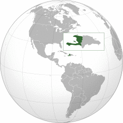 Location of Haiti