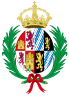 Coat of Arms of Mariana of Neuburg, Queen Consort of Spain.svg