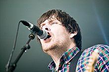 Per Stålberg, singer and guitarist with Division of Laura Lee, at the Siesta festival in June 2011