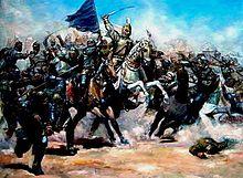 Qara Yusif Bey leading Qaraqoyunlu army against Shirvanshahs.jpg
