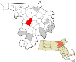 Location in Middlesex County, Massachusetts