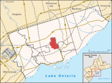 Location of North Toronto in Toronto