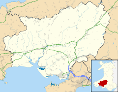 Ferryside is located in Carmarthenshire