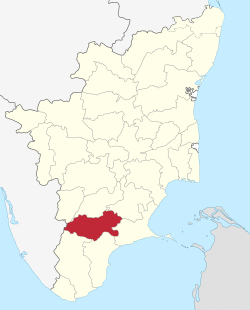 Location in Tamil Nadu