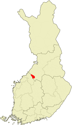 Location of Sievi in Finland