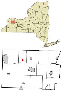 Location in Genesee County and the state of New York