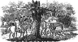John & Thomas Bewick. Image from The Chase by William Somervile. 1802 06.png
