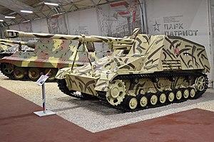 Nashorn on display at the Kubinka Tank Museum in Russia
