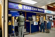 Canadian North check-in counter in Inuvik (Quintin Soloviev).jpg