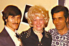 Songwriter George Petralia, Carroll Baker and producer Don Grashey