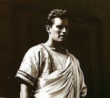 Charlton Heston as Antony, 1950, B&W image by Chalmers Butterfield.jpg