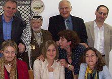International Media Council Delegation with Yasser Arafat in November 2004.jpg