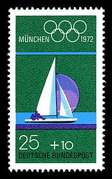 Stamps of Germany (BRD), Olympiade 1972, Ausgabe 1972, 25 Pf.jpg