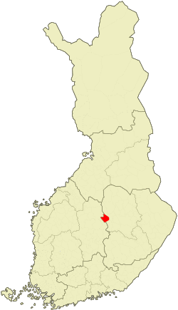 Location of Vesanto in Finland