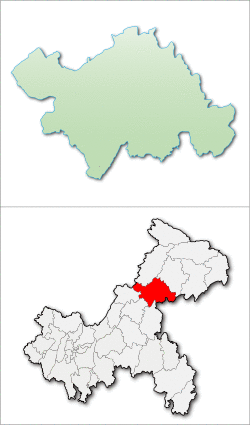 Wanzhou District in Chongqing