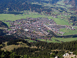 Oberstdorf village view