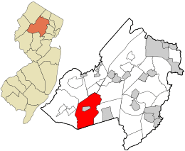 Location in Morris County and the state of New Jersey.