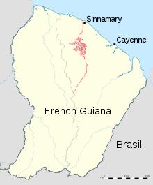 Guyane SinnamaryRiver map.svg