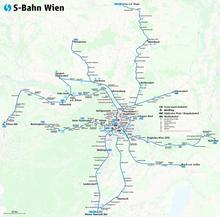 Schematic of the Vienna S-Bahn