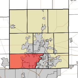 Location in Hamilton County