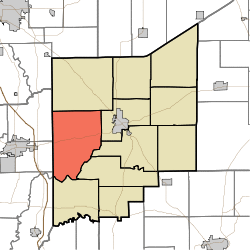 Location in Jennings County