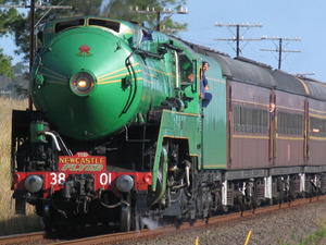 3801 with Newcastle Flyer.png